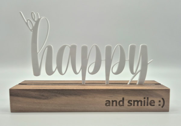 be happy and smile